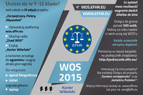 EFHR rozpoczyna III edycję projektu „Europejczycy, Polacy, Obywatele”!