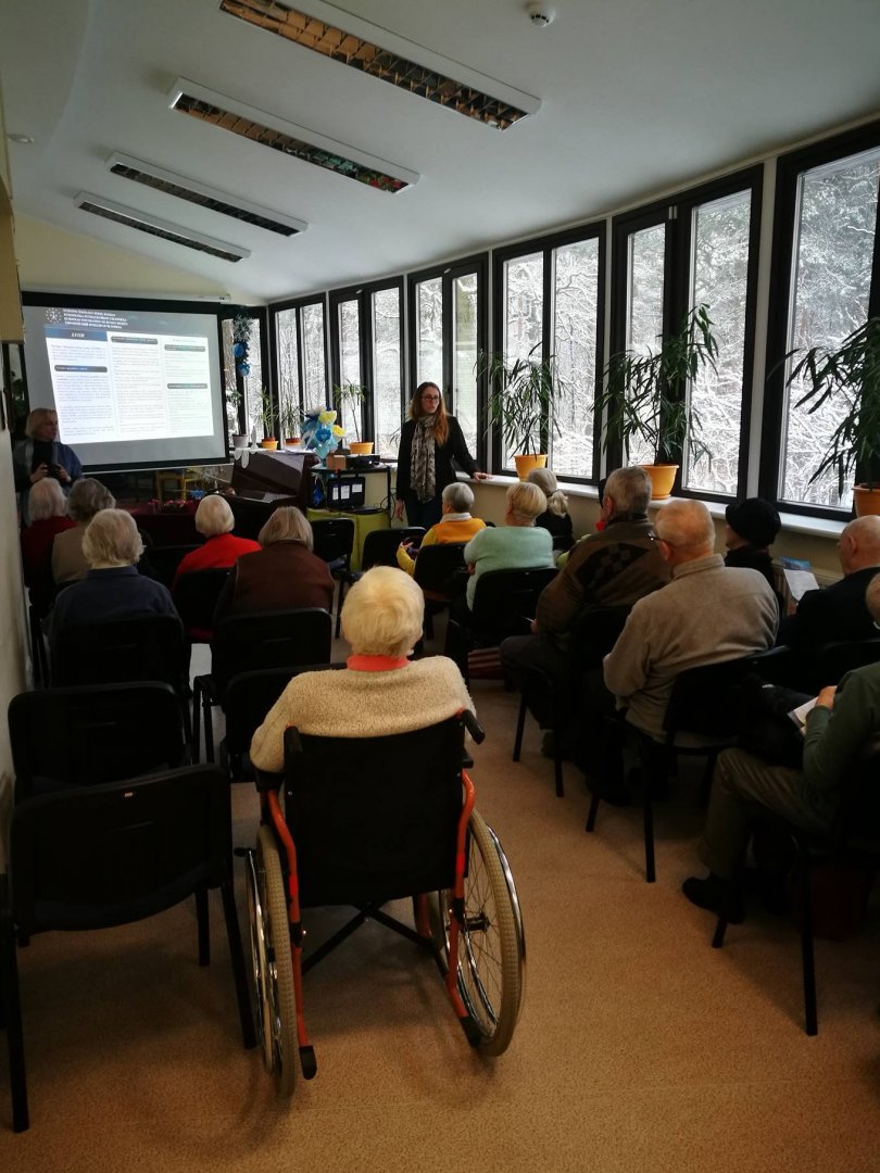 Szkolenia EFHR dla mieszkańców domu spokojnej starości w Kownie