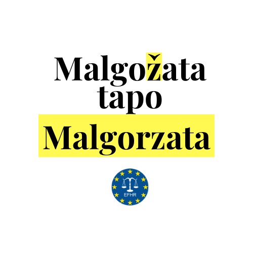 Wileński Sąd Okręgowy: Malgožata może być Małgorzatą