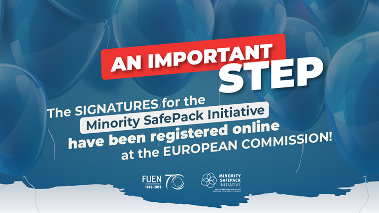 Podpisy zebrane pod inicjatywą Minority SafePack przekazane Komisji Europejskiej
