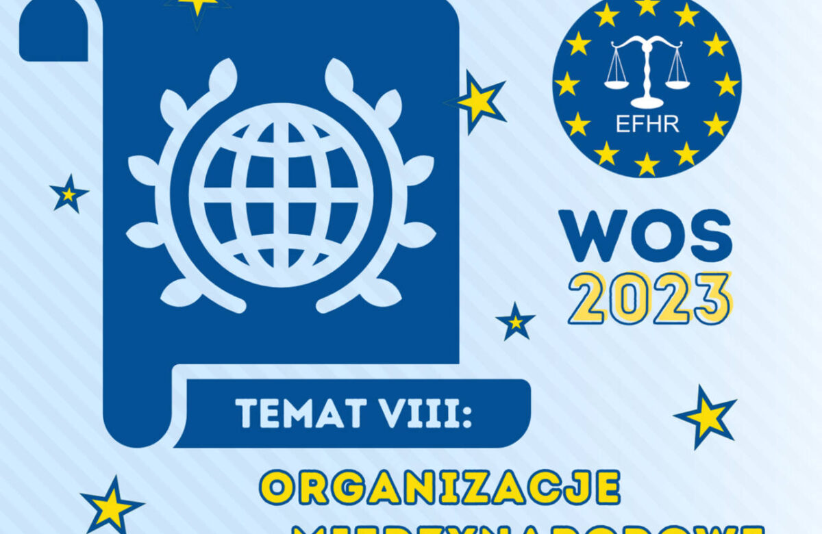 WOS 2023 Temat VIII – Organizacja międzynarodowe